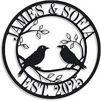 Vista 82 de Wedding Gifts for Couples 2025, Personalized Metal Name Signs, Custom Name Signs, Custom Family Name Sign, Last Name Sign, Monogram Letters Wall