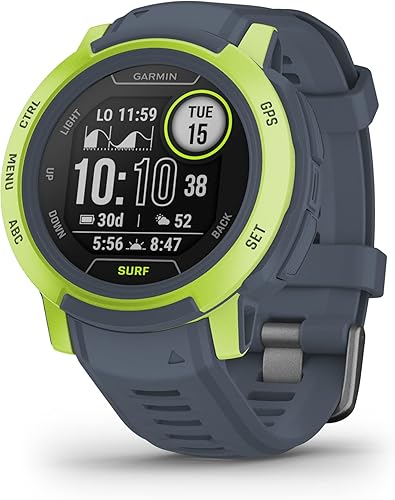 Miniatura 2 de Garmin Instinct 2 Surf Edition, reloj inteligente resistente al agua para exteriores con GPS, Mavericks  Monitor de frecuencia cardíaca,