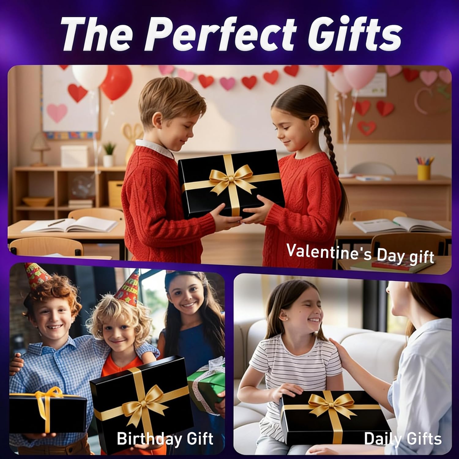 Rechargeable Led Drawing Board for Kids, 16.7" Portable Doodle Glow LED Note Board with 7 Colors, DIY Neon Art Dry Erase Light Up Drawing Pad, Perfect Christmas & Birthday Gifts for Girls Boys