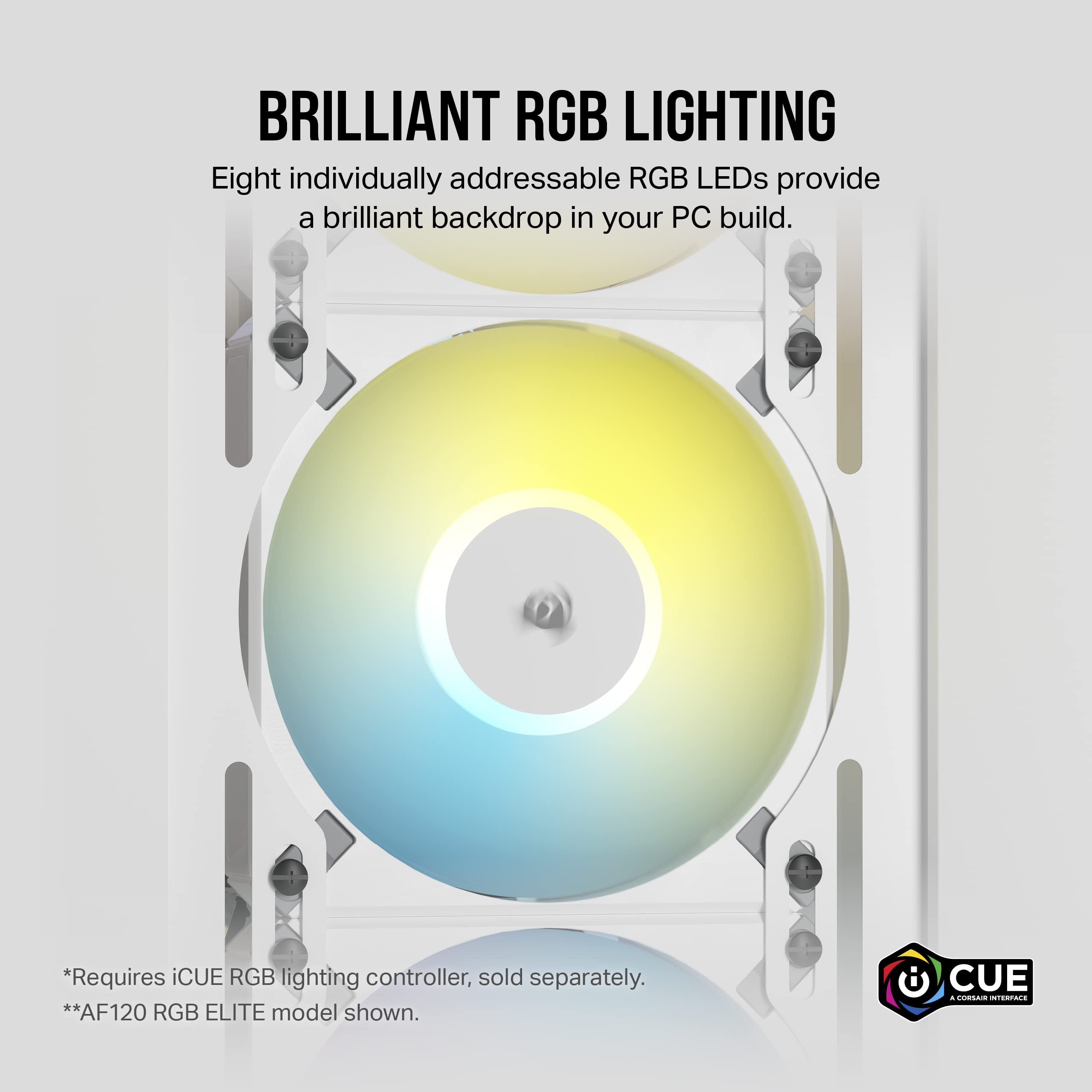 Amazon | CORSAIR AF SLIM シリーズ、AF120 RGB SLIM、120mmx15mm PWM
