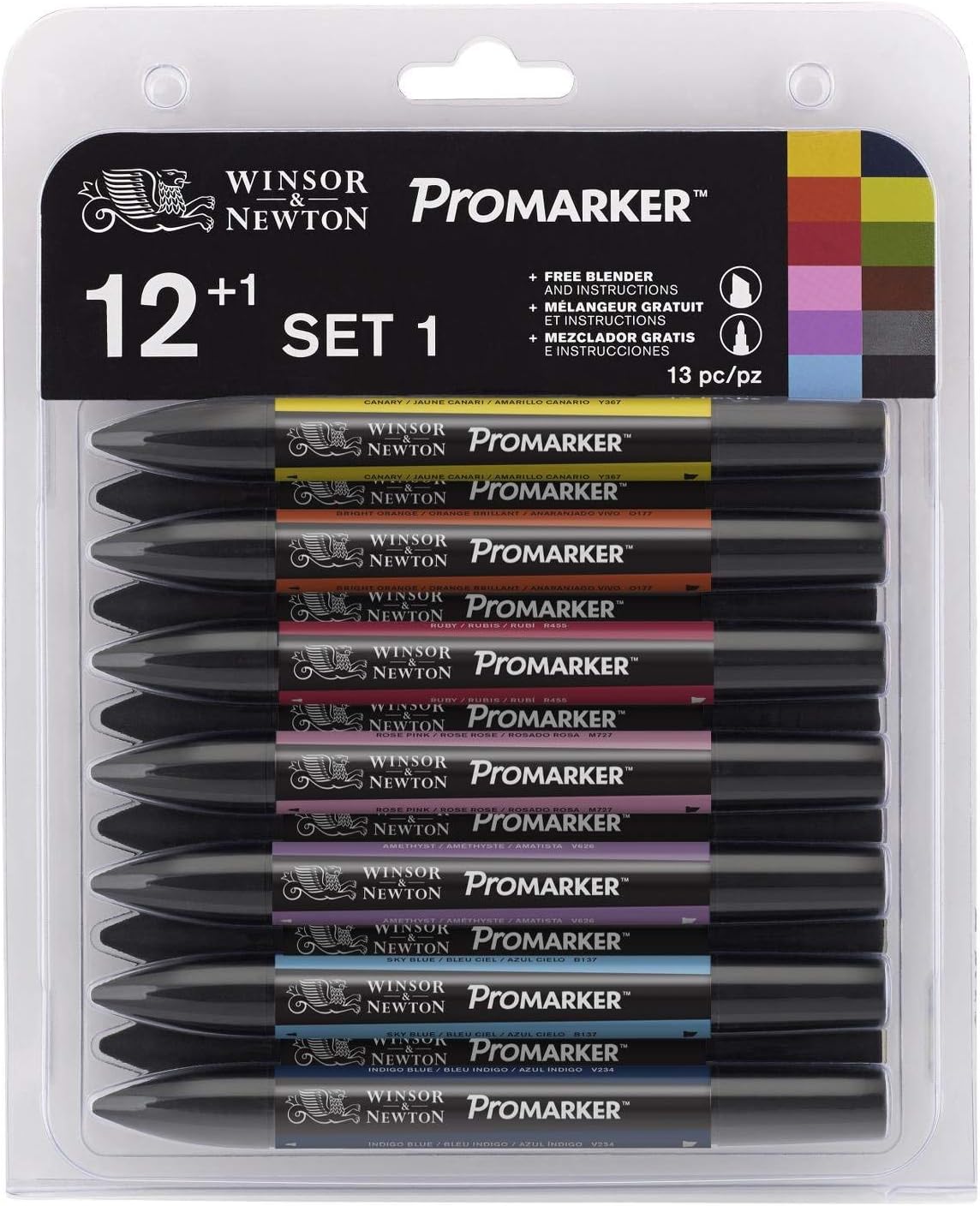 Winsor & Newton ProMarker - Set of 12 - Set 1