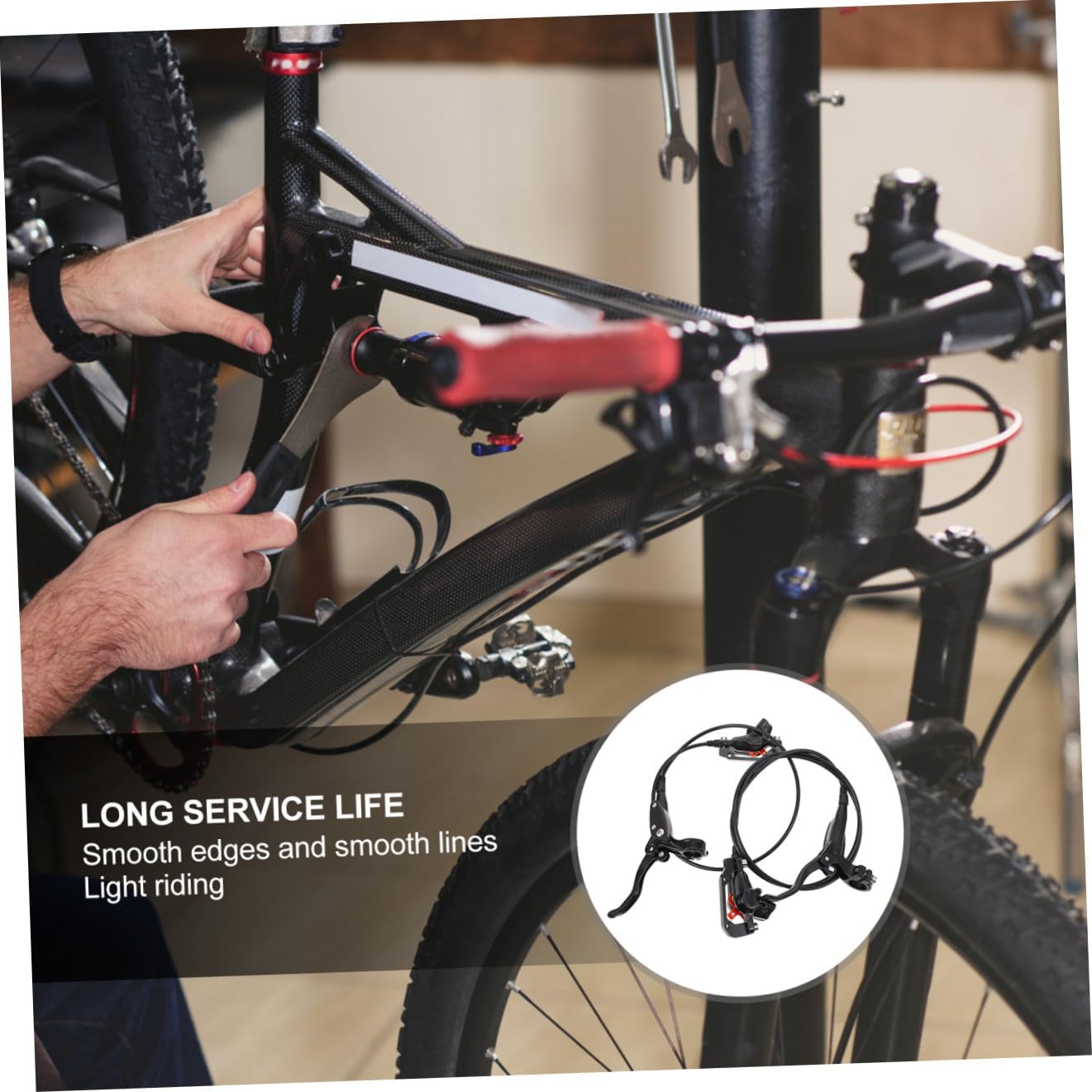 UPKOCH 2pcs Cycling Brake Smooth Lines Lightweight and Versatile Braking Power