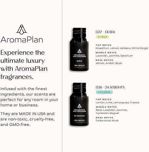 Miniatura 6 de AromaPlan 5 Star Collection Difusor de aroma de aire frío, para toda la casa (incluye 2 fragancias y kit de muestra de 12 juegos) - Difusor