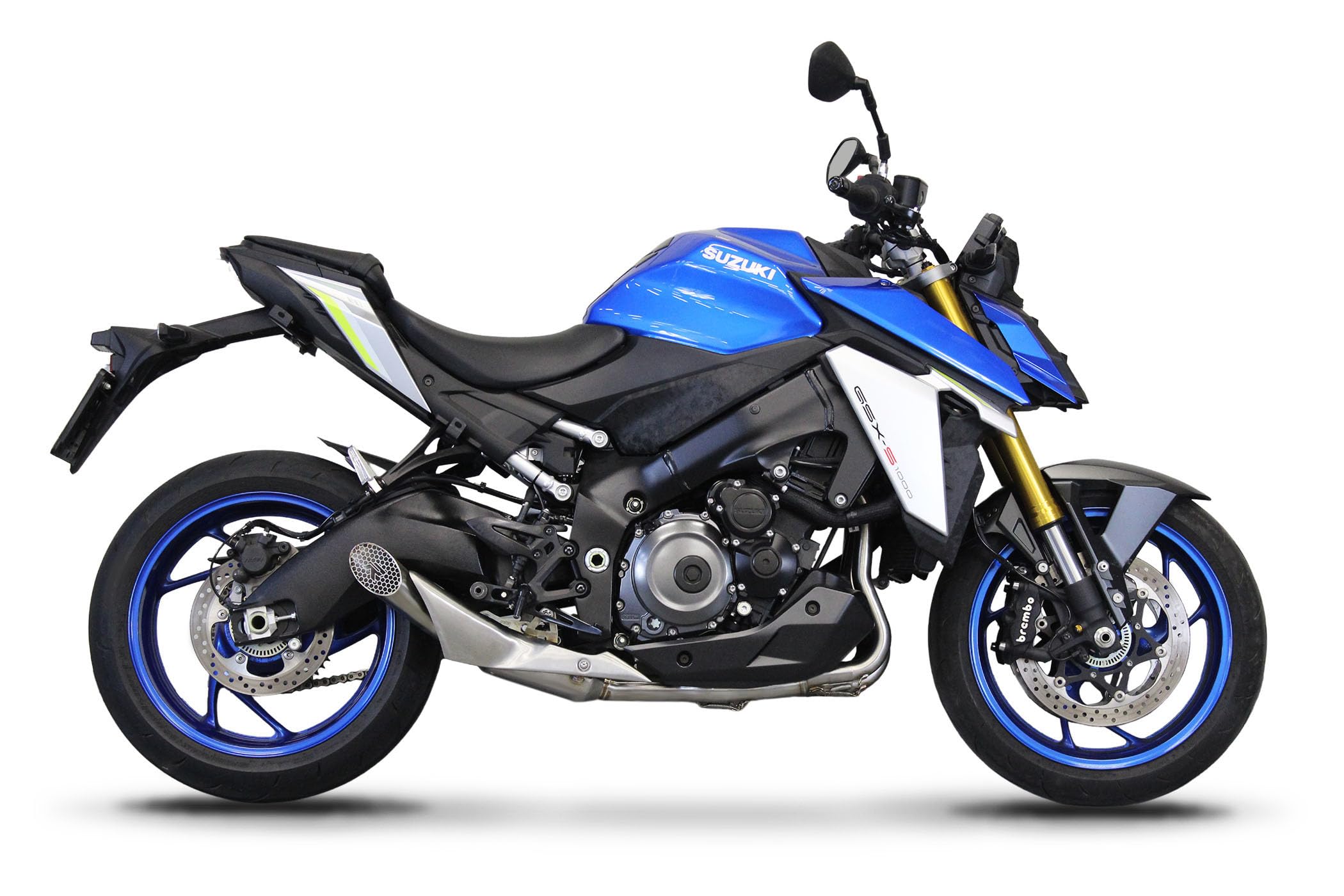 DOMINATOR Ligne complète d'échappement Collecteur Silencieux GP3 compatible avec GSX - S 1000/1000 GT / 950 2021-2023