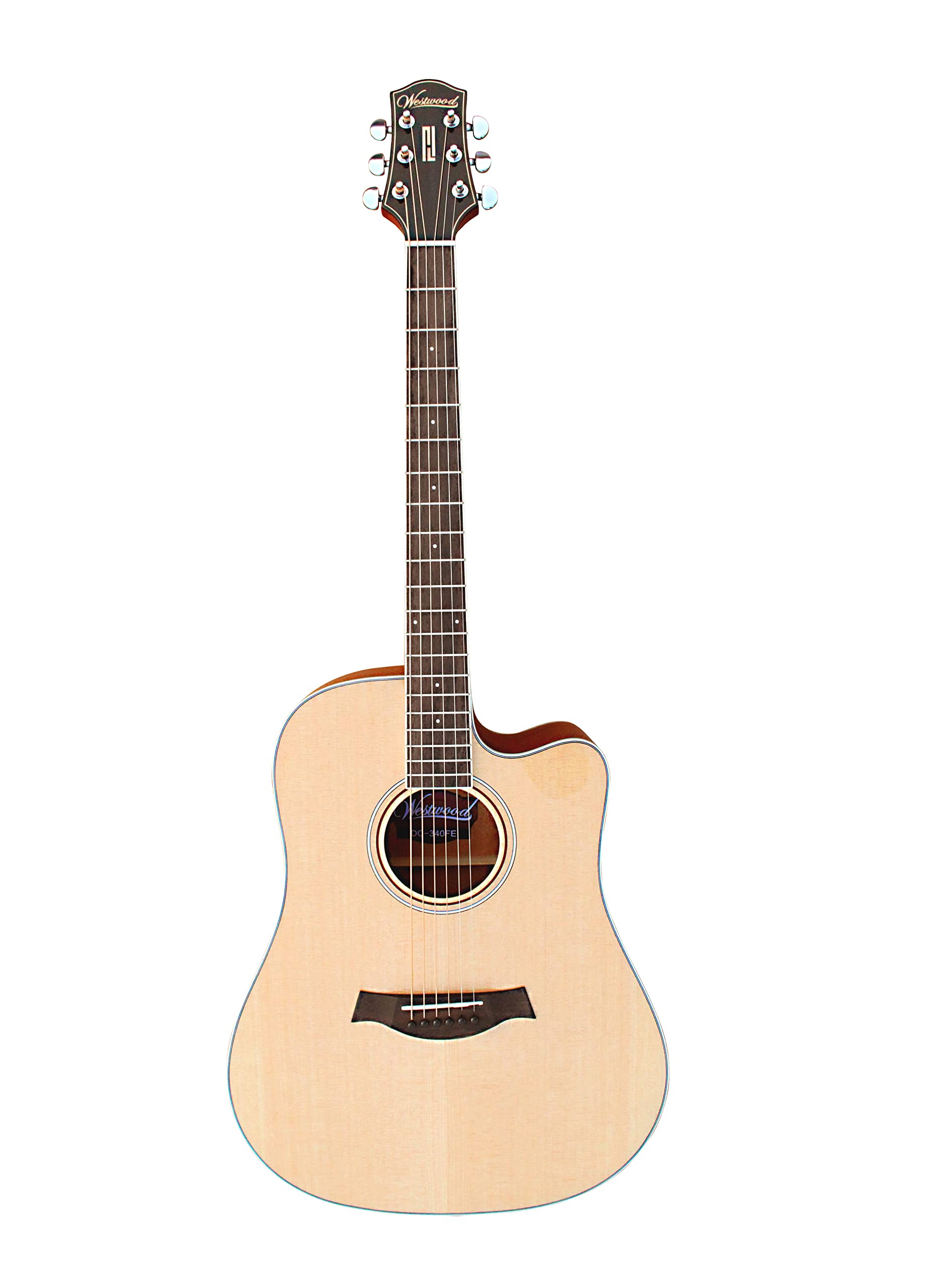 Westwood (DC-340FE) Electro-Acoustic Guitar With Fishman Pickup (Natural)