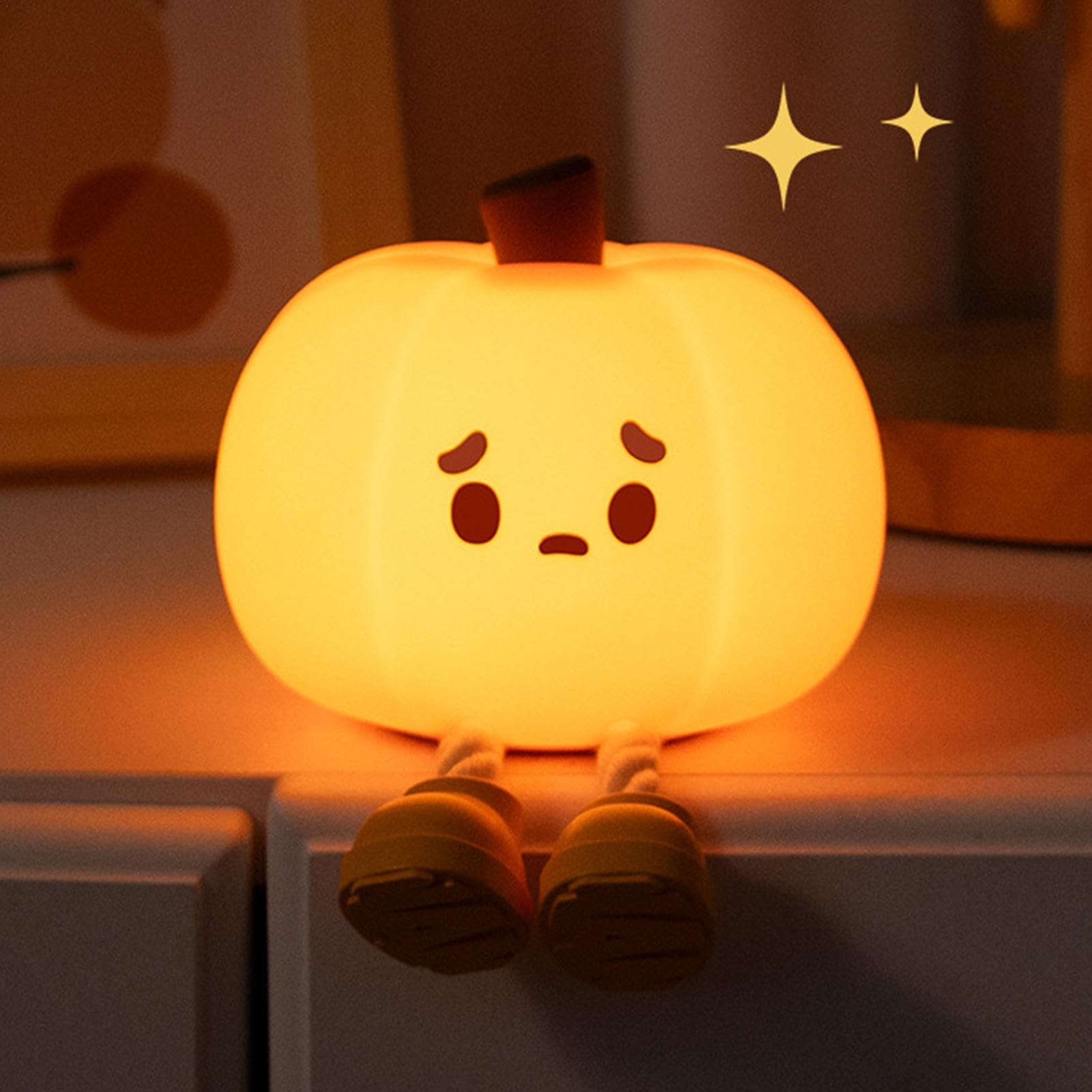 Lampada Di Notte Bambini Luci A LED A Forma Di Zucca, Divertenti Zucche Di  Halloween, Funzionamento A Batteria, Luci Da Tè A Forma Di Zucca, Lanterne  Illuminate Per Lampada Bambini Notturna, image size:1601x1601