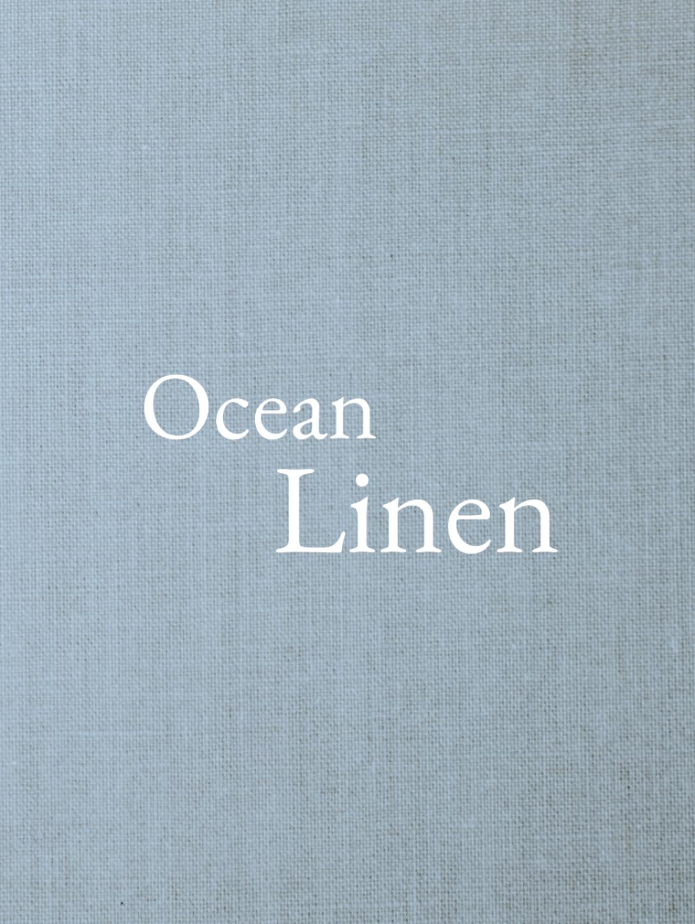 Ocean Linen: A Decorative Book with Faux Linen Cover – Coastal Style for Coffee Tables and Shelves      Hardcover – March 25, 2025