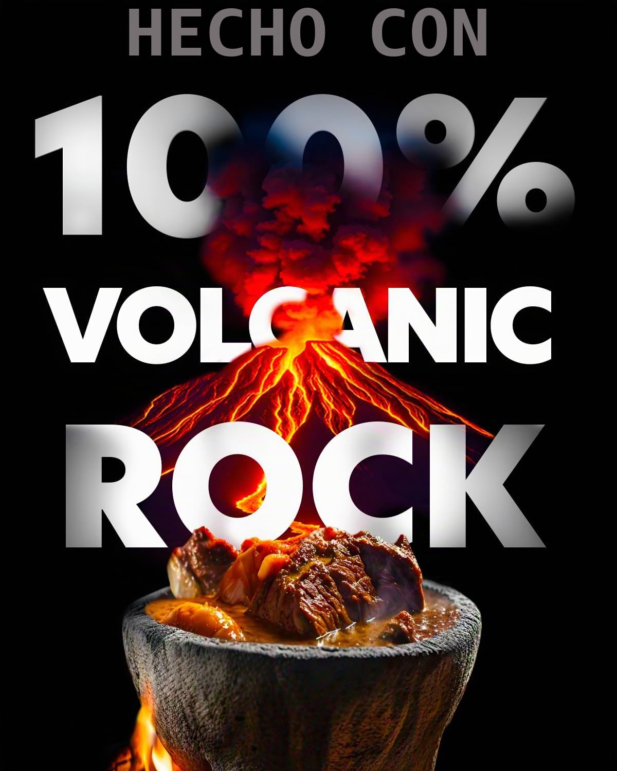 Auténtico Molcajete Mexicano hecho de roca volcánica | Juego de 3 piezas (1 mortero + 1 mortero + 1 toalla mexicana) resistente al calor, juego de mortero y pilón mexicano, cuenco y triturador de