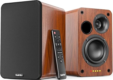 Saiyin Bluetooth Bookshelf Speakers