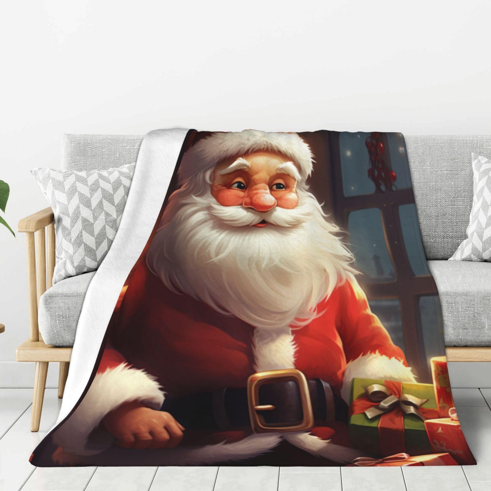 Couverture polaire douce pour soirées canapé cosy