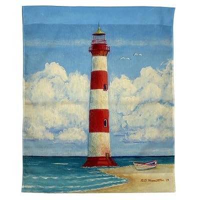 Betsy Drake TP1124 24 x 30 in. Morris Island Lighthouse, SC Outdoor Wall Hanging