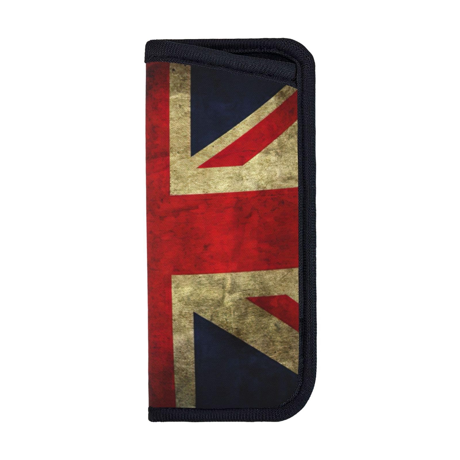 MDATT British Flag Soft Sunglasses Pouch, Compact Travel-Friendly Glasses Case Soft, For Jetsetters