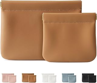 Paquete de 2 bolsas pequeñas de maquillaje pa...