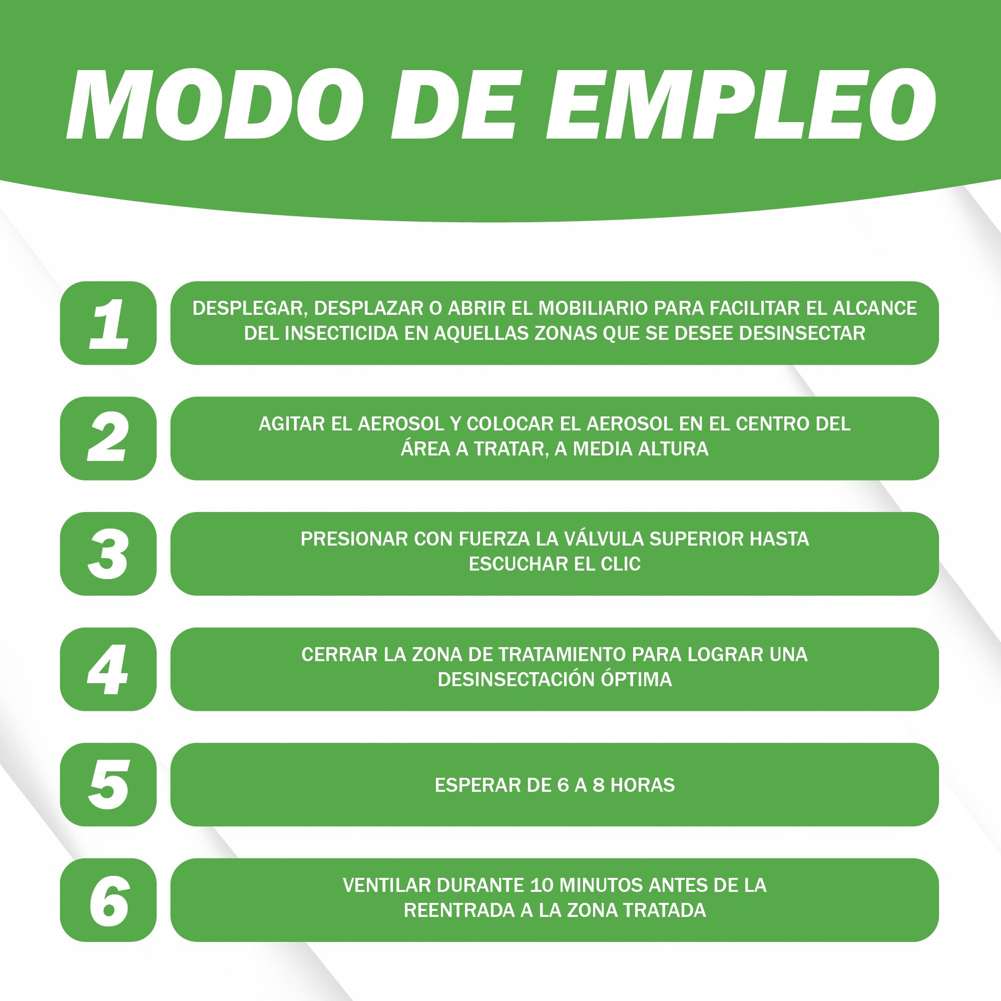 Bomba Insecticida Fumigadora anti Chinches, Ácaros, Pulgas, Cucarachas, Mosquitos, Hormigas, Polillas… - Uso interiores - Acción Rápida y Duradera - 100ml (3 uds)