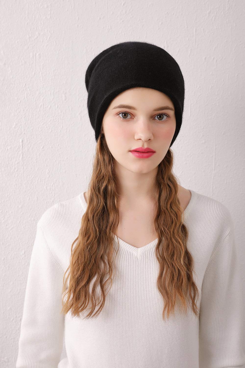 Aspen Double Layered 100% Cashmere Beanie High-Performance Cashmere Ski Beanie