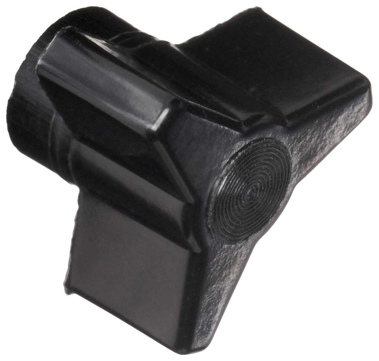 Davies Thermoset Three Arm Knob, Flute Rim, Threaded Hole, 1/4"20