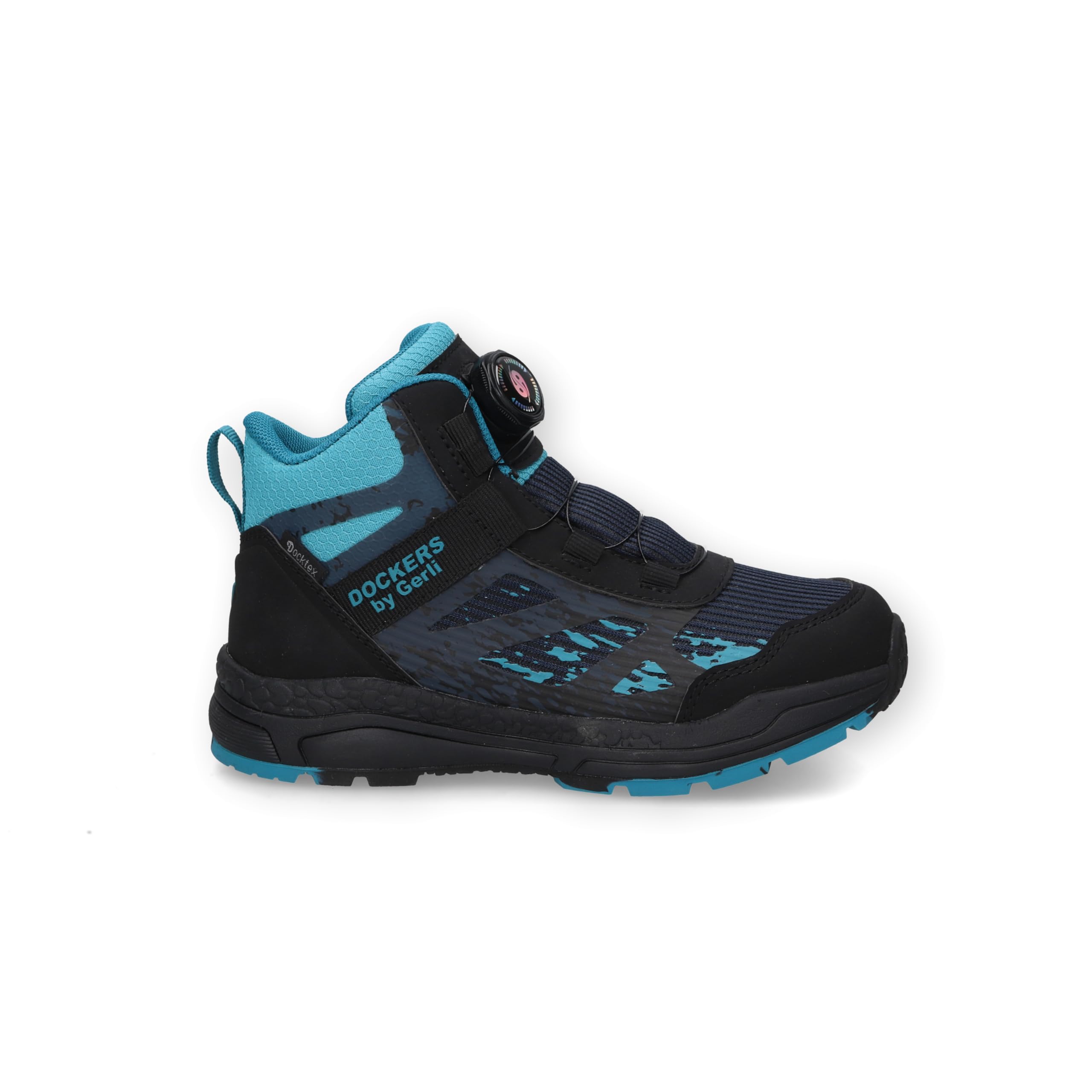 Dockers by Gerli Zapatillas para niños Mid-Top 55SL706 ancho normal con cordones