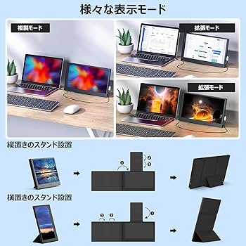 ★未使用品★Kwumsy　ポータブルモニター　11.6インチ　P1S　年式不明 Amazon.co.jp: Kwumsy 11.6インチポータブルノートパソコン