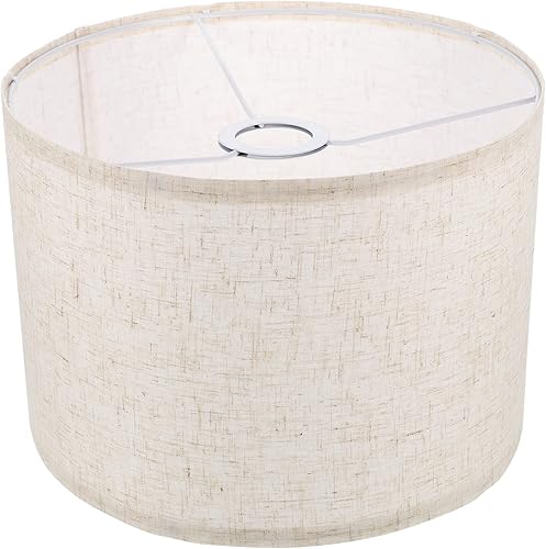Didiseaon Pantalla para lámparas de mesa, pantalla decorativa de tela, luz de repuesto, fácil de instalar