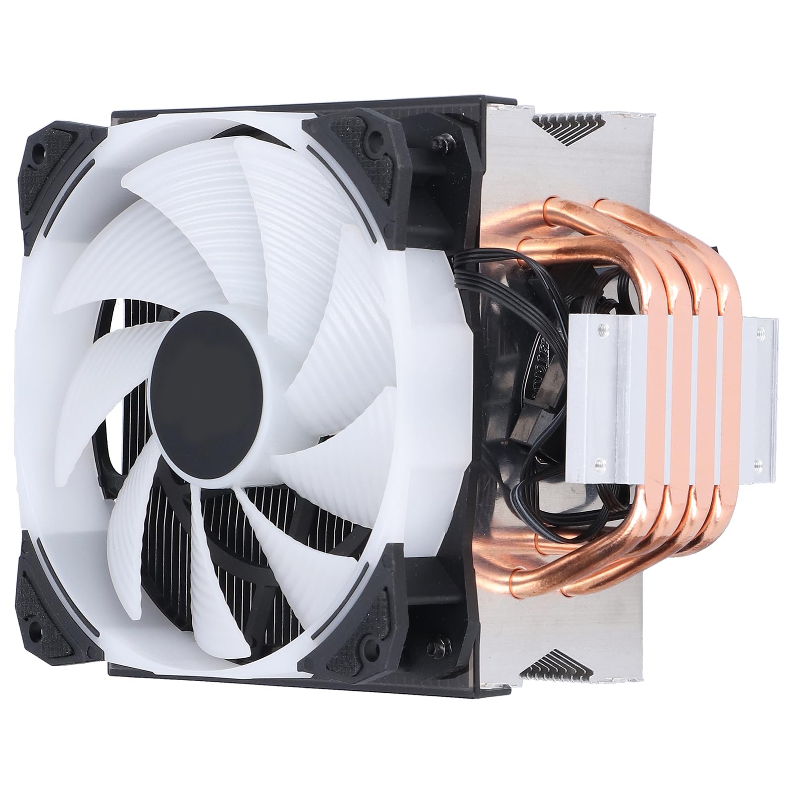 Yosoo Health Gear Chłodnica CPU, Czysta miedź 4 Rurki Cieplne, 120mm