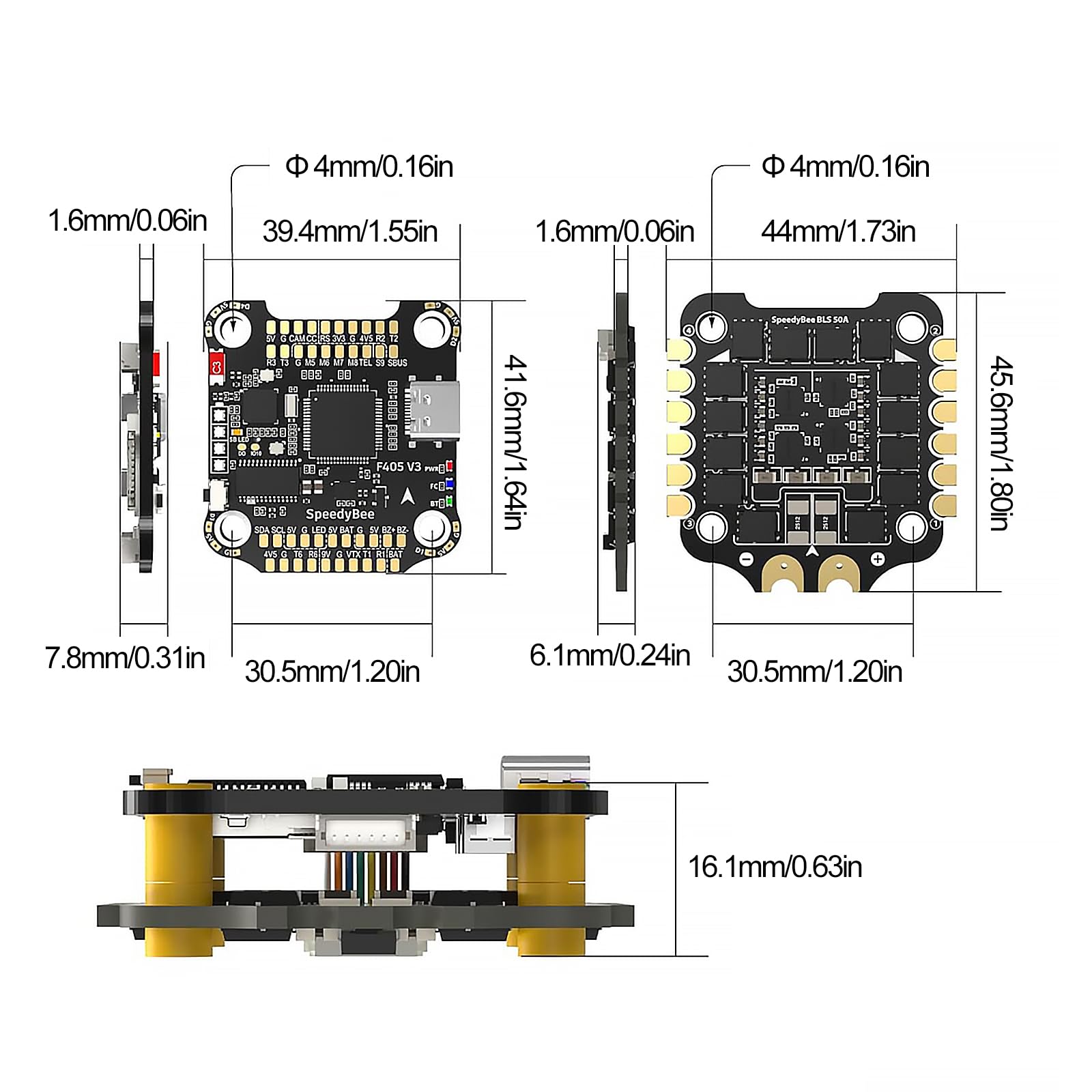 Drone 6 in 1 flight controller stack - Touristvisitorguides.com