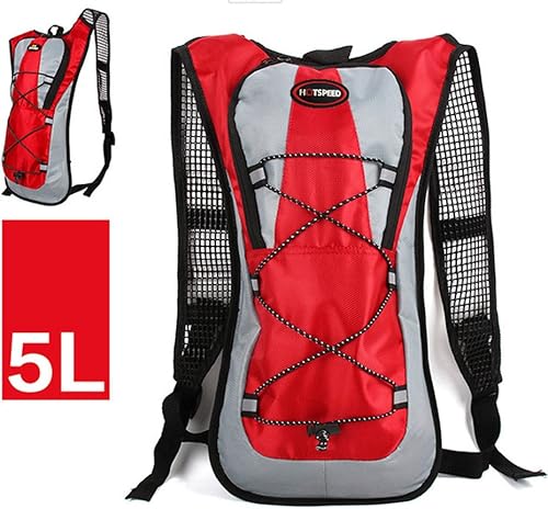 Miniatura 3 de Monvecle Mochila de agua de hidratación con bolsa de agua libre de 2 litros, perfecta para correr, ciclismo, senderismo, escalada y esquí