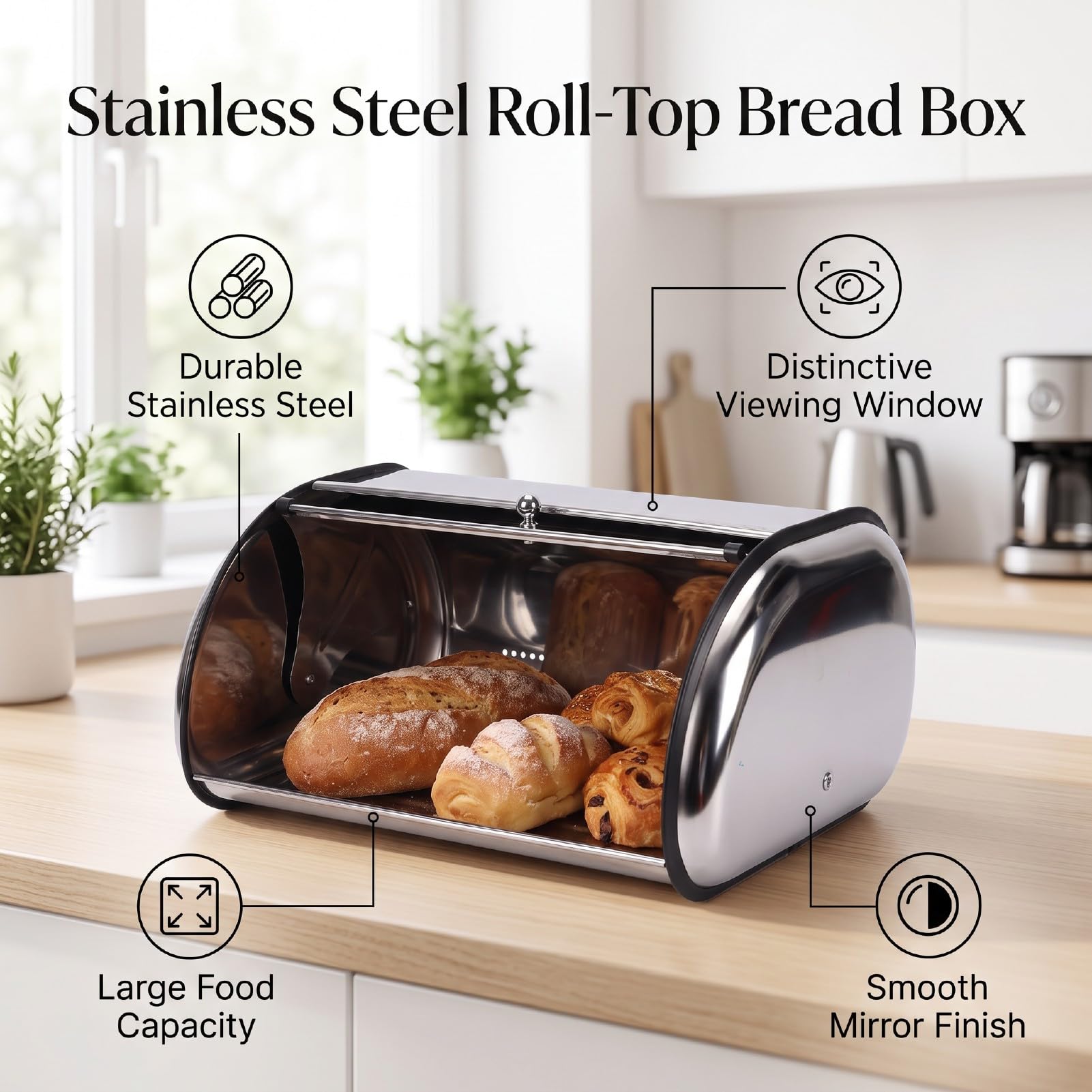 Bread Box Grande Capacità per Pasticcini