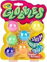 Crayola Globbles Fidget Toys 6-Pack: Sticky Squishy Stress Balls for Kids & Adults, Sensory Relief, Easter Basket Stuffers