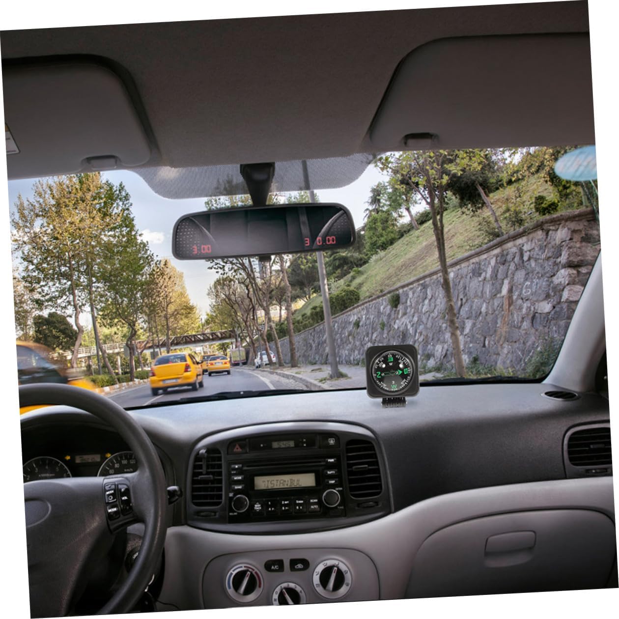 2pcs Automotive Compass Ball Adjustable Vehicle Dash Mount Navigation Guide for Car Boat Truck Outdoor Use
