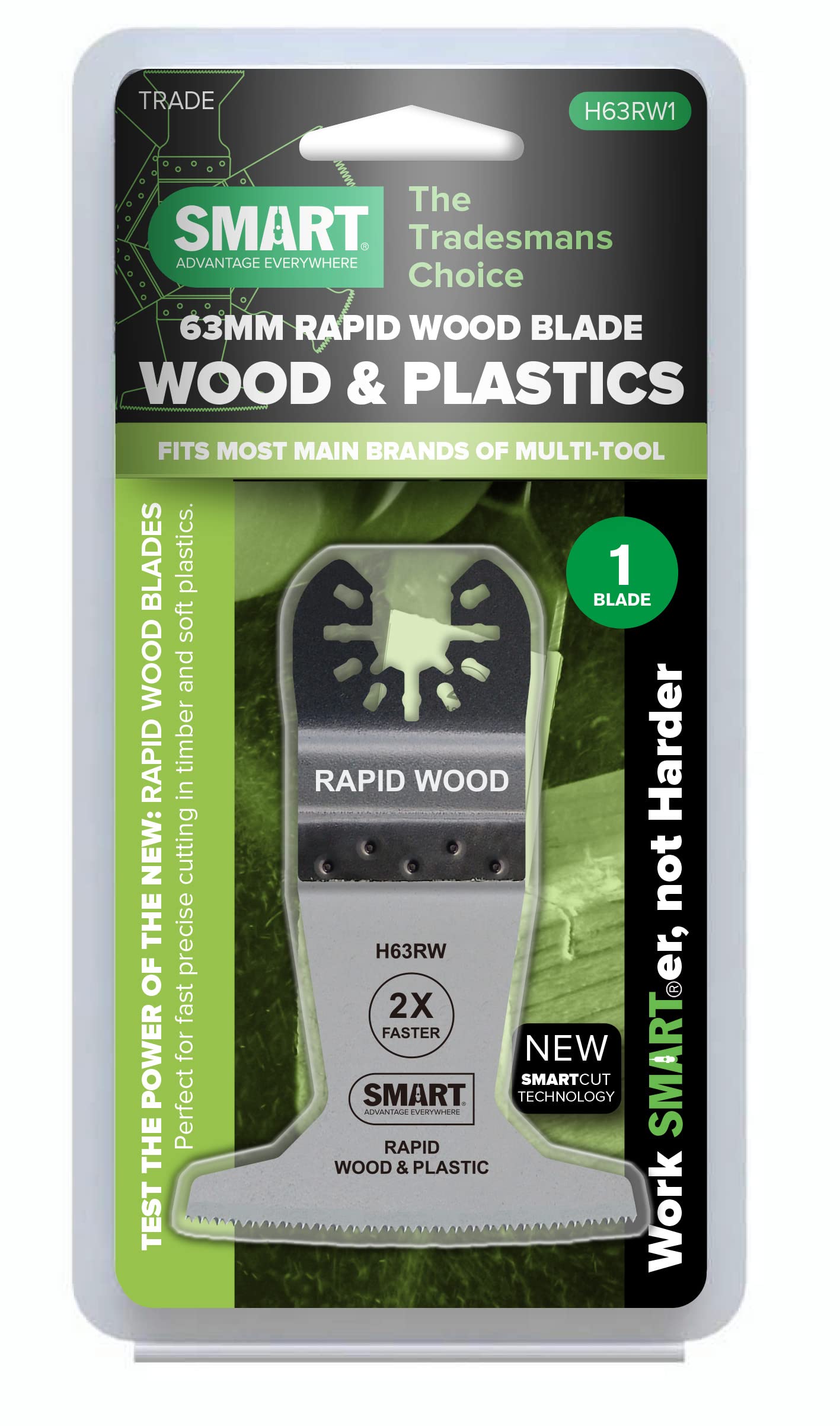 Smart Trade Rapid Wood Blade 63Mm Plastic
