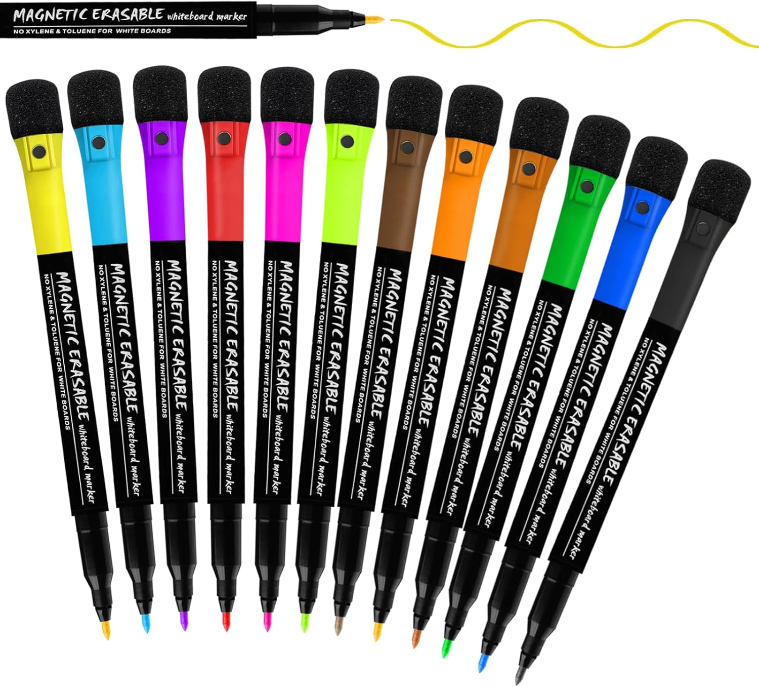 CNMTCCO Whiteboard Pens Whiteboard Markers,12 Whiteboard Pens