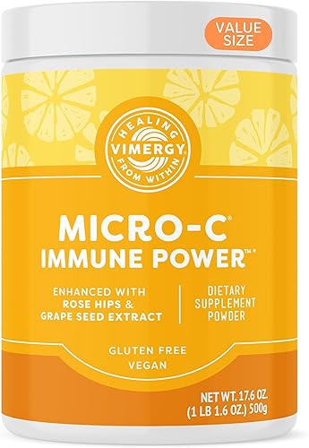 Vimergy Micro-C Immune Power TM* - Tamaño de viaje, 69 porciones de 1000 mg - Forma suave - Fitonutrientes antioxidantes - Apoyo inmunológico y