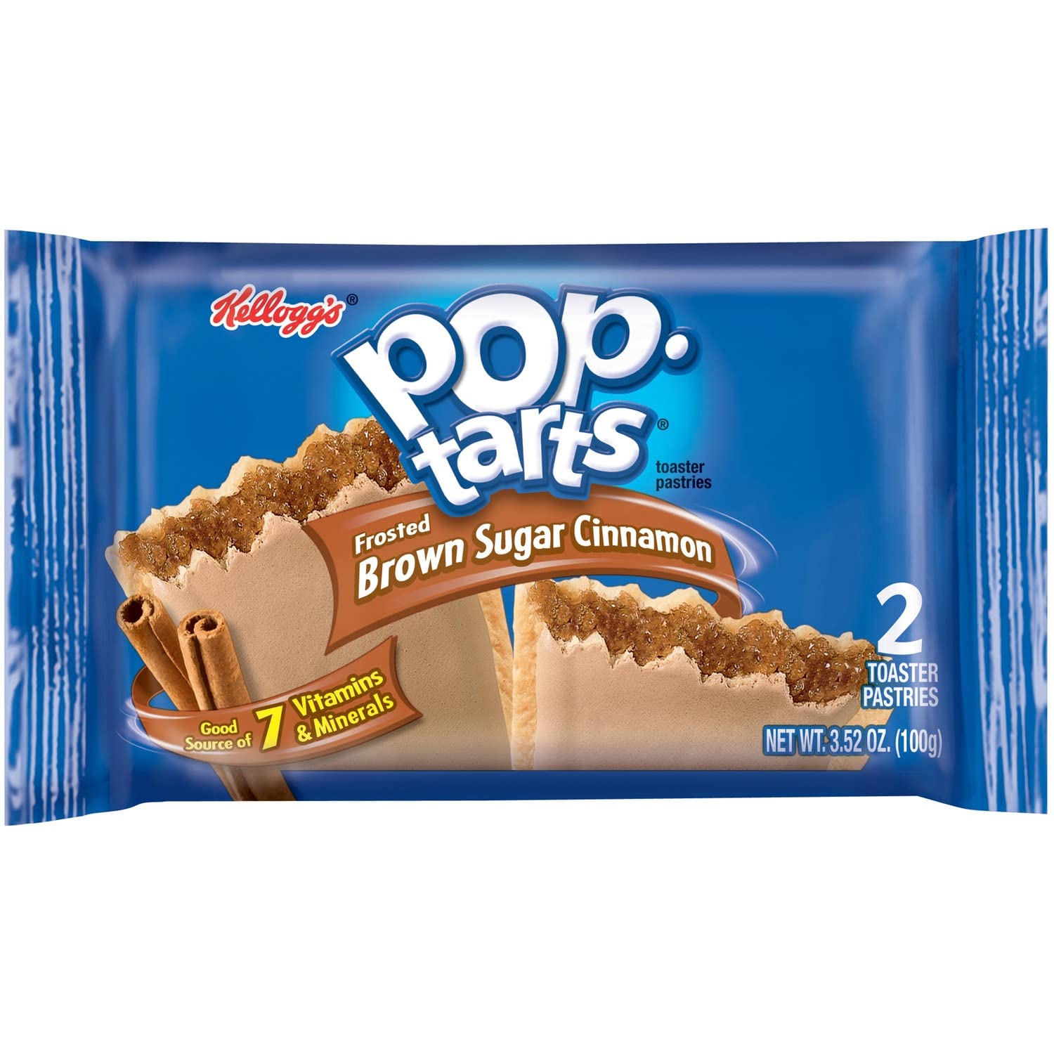 Keebler Pop-Tart Frosted BRWN Sugr CIN 2 ct