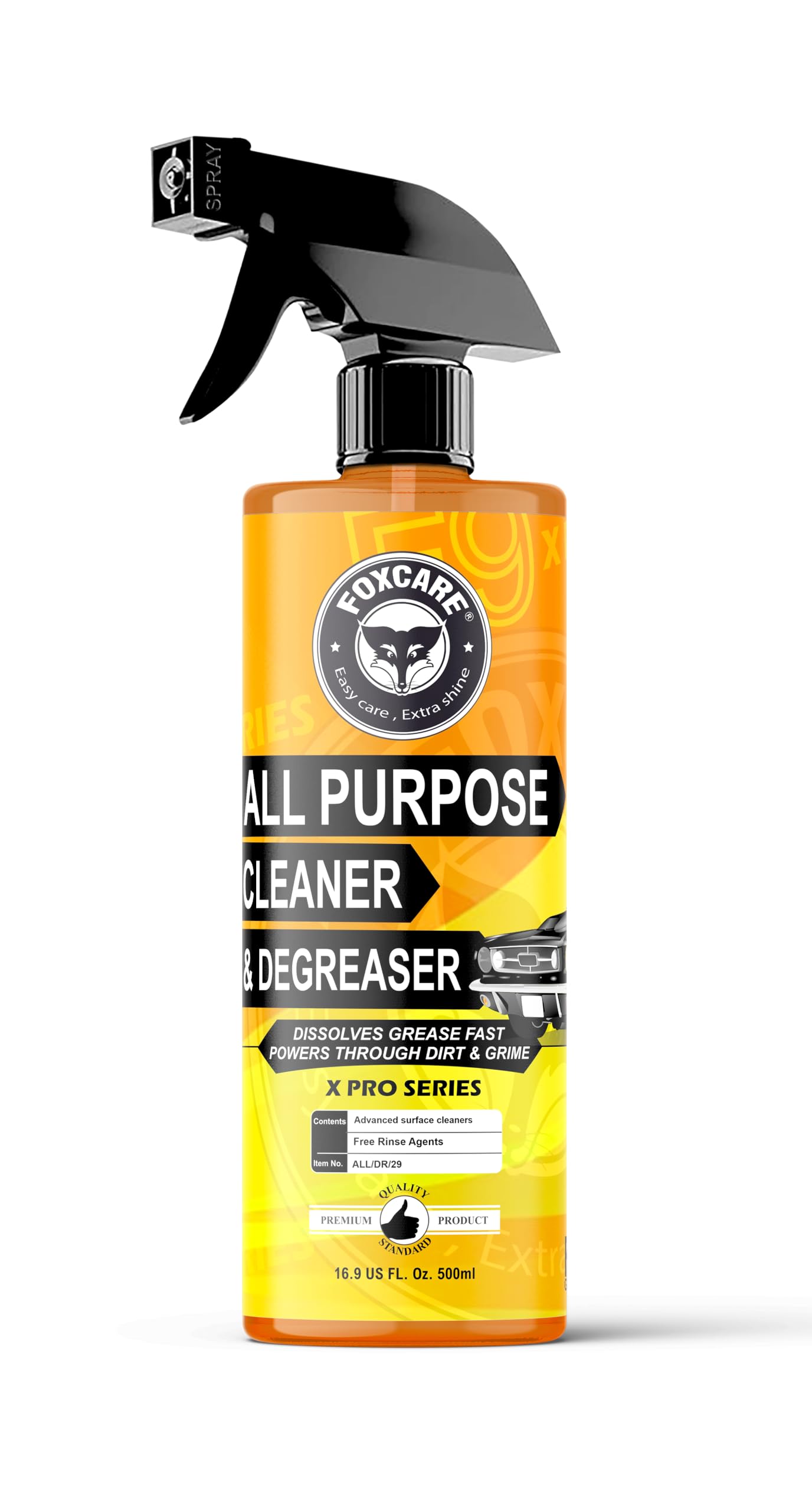 Foxcare All Purpose Cleaner and Degreaser Engine Cleaner | Used to remove Oil Grease & Road Grime on all kinds of Auto Engines | Safe to use on Metals Rubber and Plastic – 500ml-image-33