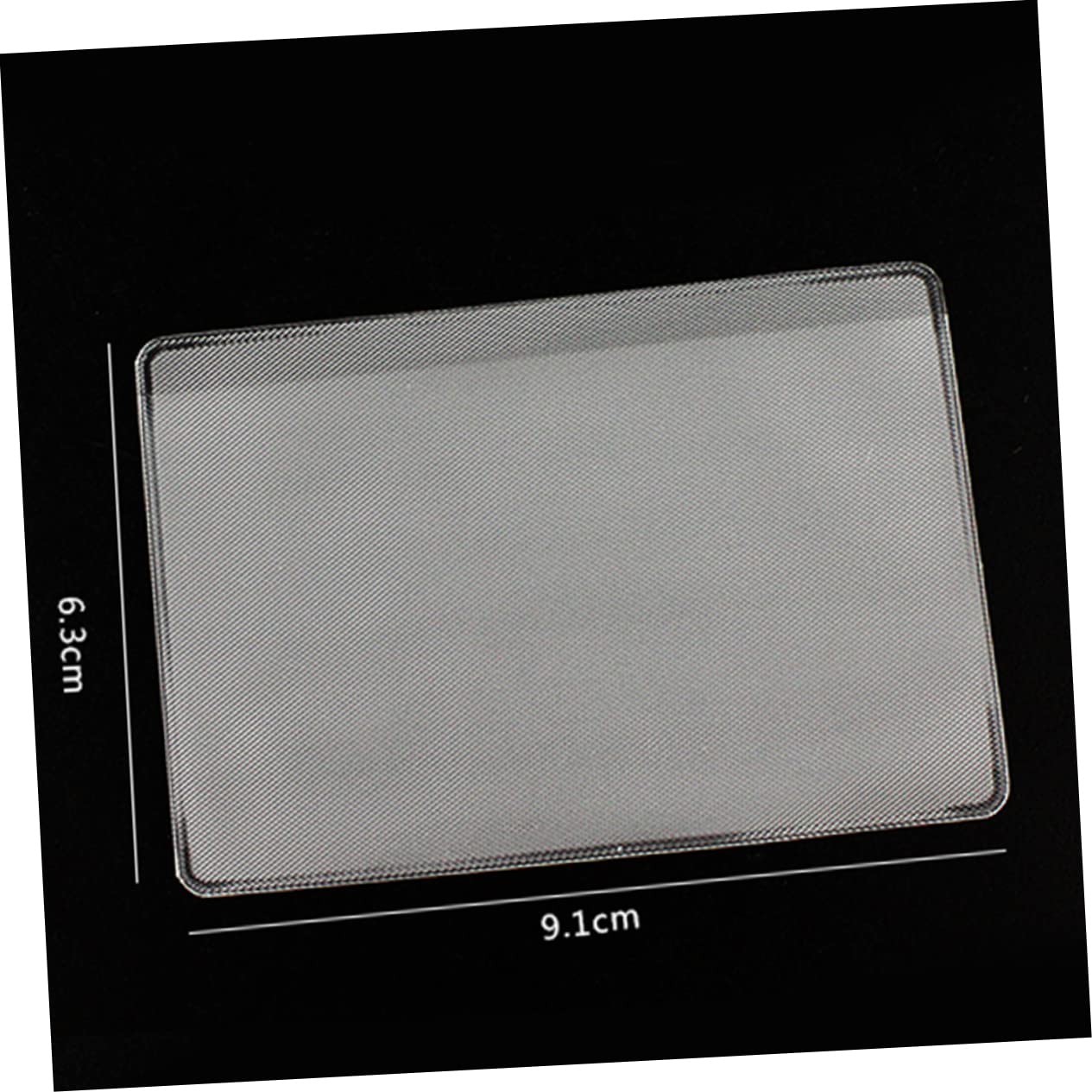 SEWACC 50pcs Identity Holder Dull Polish Silicone Cover Lightweight Pvc Organize Your Cards