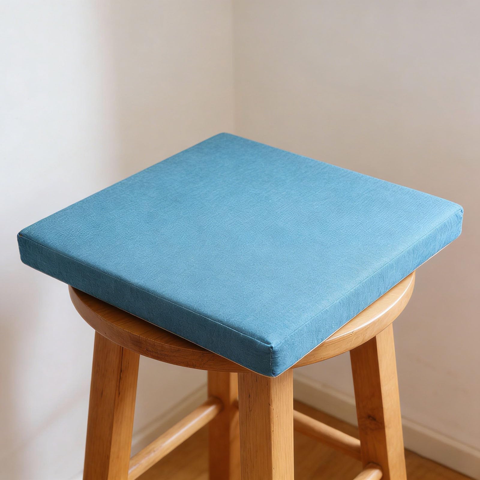 Coussin de banc bleu ciel 30 x 90 cm amovible lavable pour assise palette jardin et balcon