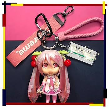 ミクのキーホルダー Amazon.co.jp: 二次元アニメ周辺， 初音&ミク，新型キーホルダー