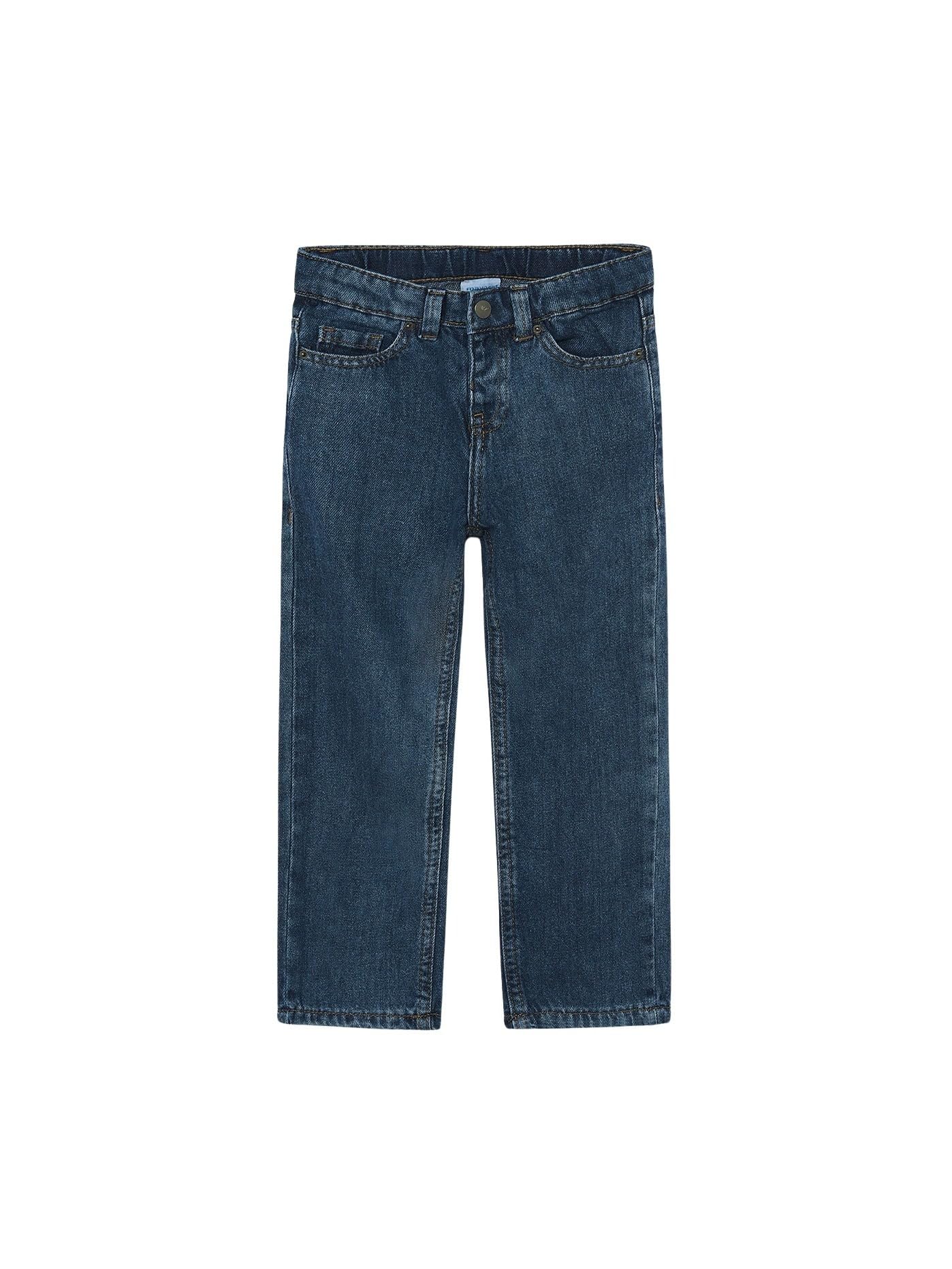 Pantalón denim wide fit Mayoral para niño en color medio vaquero 4