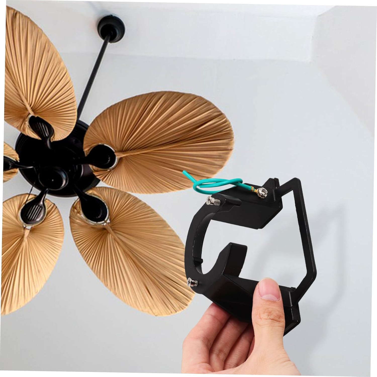 Cabilock Ceiling Fan Mounting Bracket Kit with Balancing Kit Ceiling Fan Replacement Parts for Versatile Installation and Adaptable Functionality