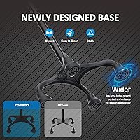Vista 3 de Rehand Bastón cuádruple, bastón para caminar con mango ergonómico siempre y elegante base de 4 puntas para mayor estabilidad, bastones ajustables