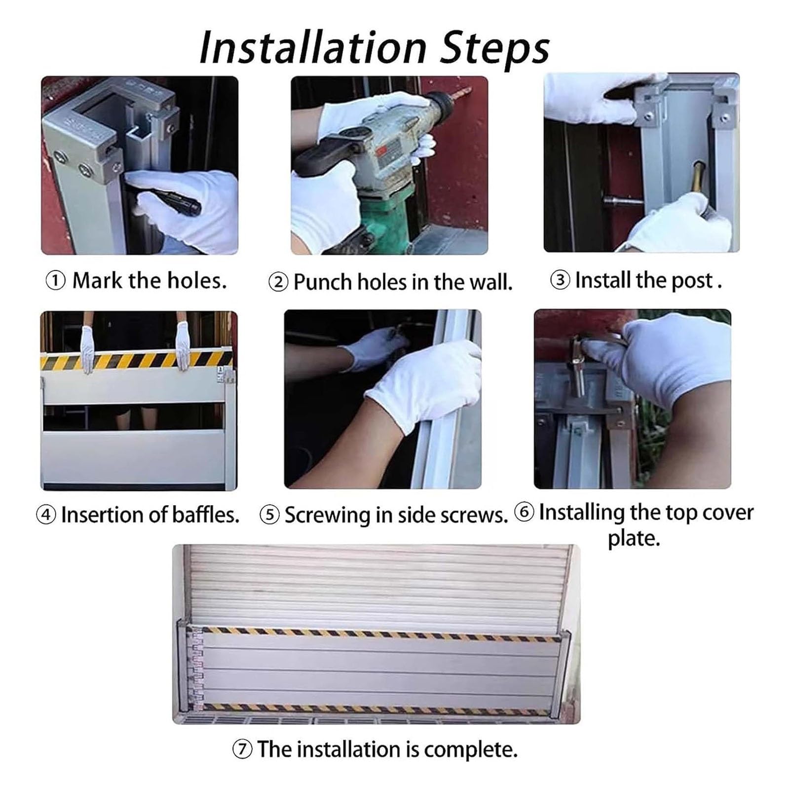 Barreras De Protección Contra Inundaciones Reutilizables, Deflector De Aluminio Para Puertas De Viviendas, Garajes Subterráneos Y Tiendas, Totalmente Impermeable, Fácil De Instalar, Personalizable(2.5