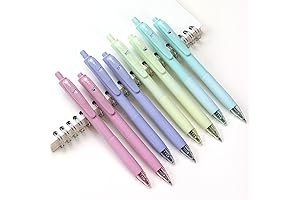 WRITEch Pen - Gel Pens Fine Point, Retractable Black Ink Pen Smooth Writing