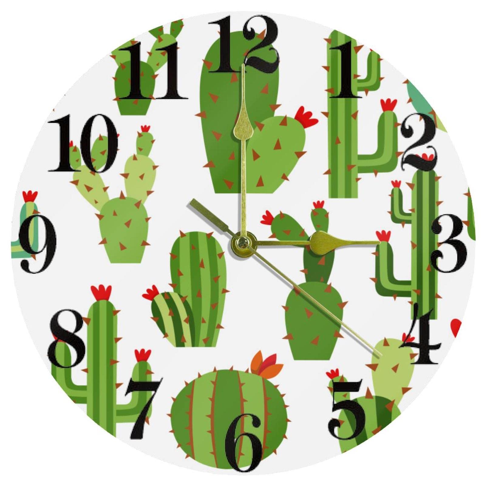 Horloge murale ronde silencieuse pour retrouver le sommeil et la concentration sans tic-tac