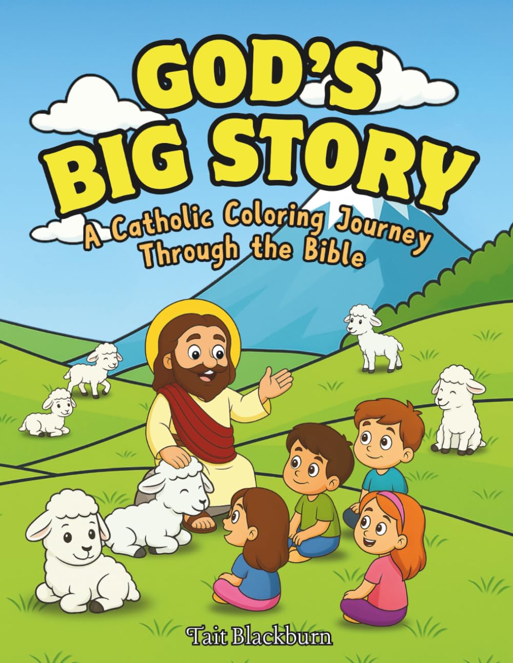 God's Big Story: A Catholic Coloring Journey Through the Bible