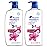 Head & Shoulders Anti-Dandruff Shampoo and Conditioner, Smooth & Silky 2-in-1 Twin Pack, 1% Pyrithione Zinc, Shampoo for Women, Healthy Frizz-Free Hair, 31.4 fl oz Each