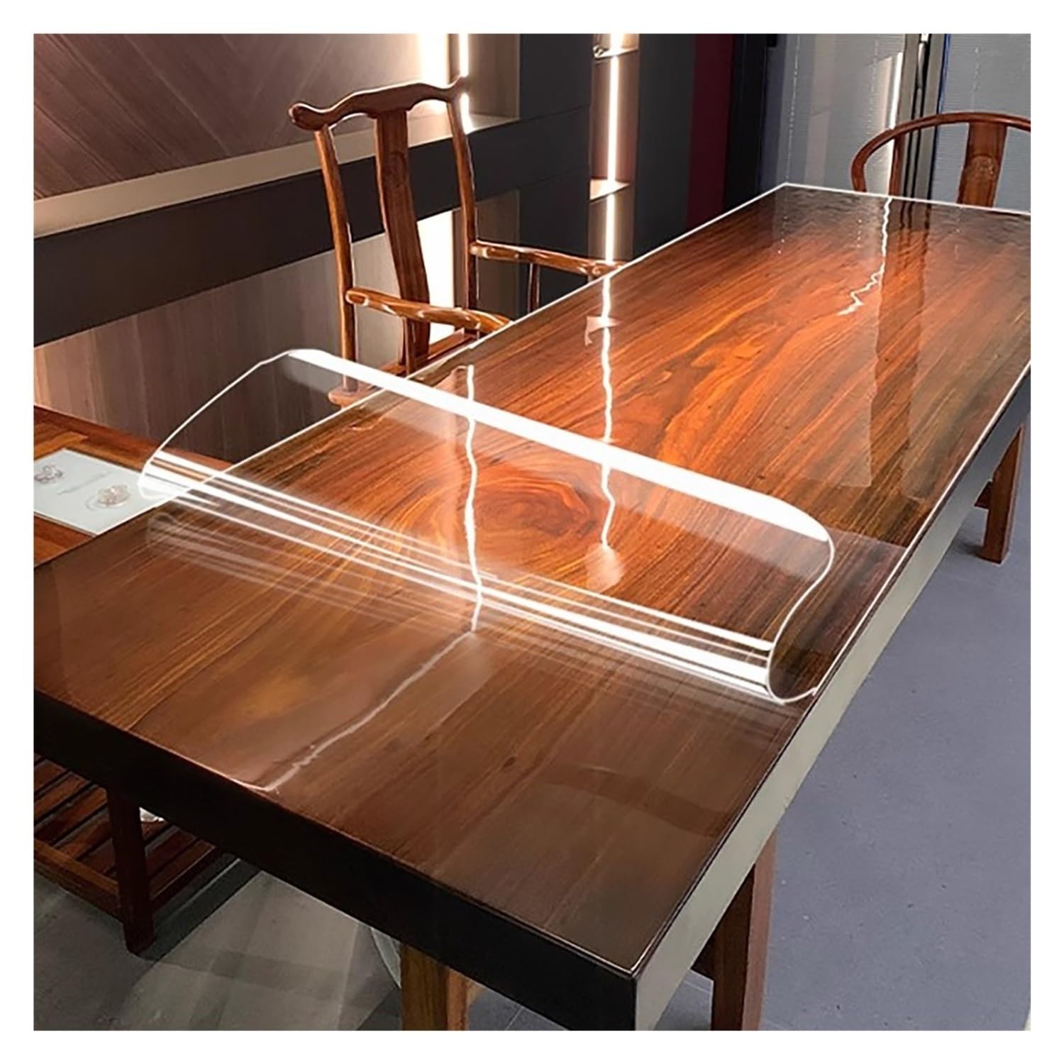 Ultra Clear Contact Paper Peel and Stick Table Surface Protection Layer, Anti Scratch Heat Resistance Clear Sticker Paper, Desktop Protective Cover for Dining Table(40x70in)