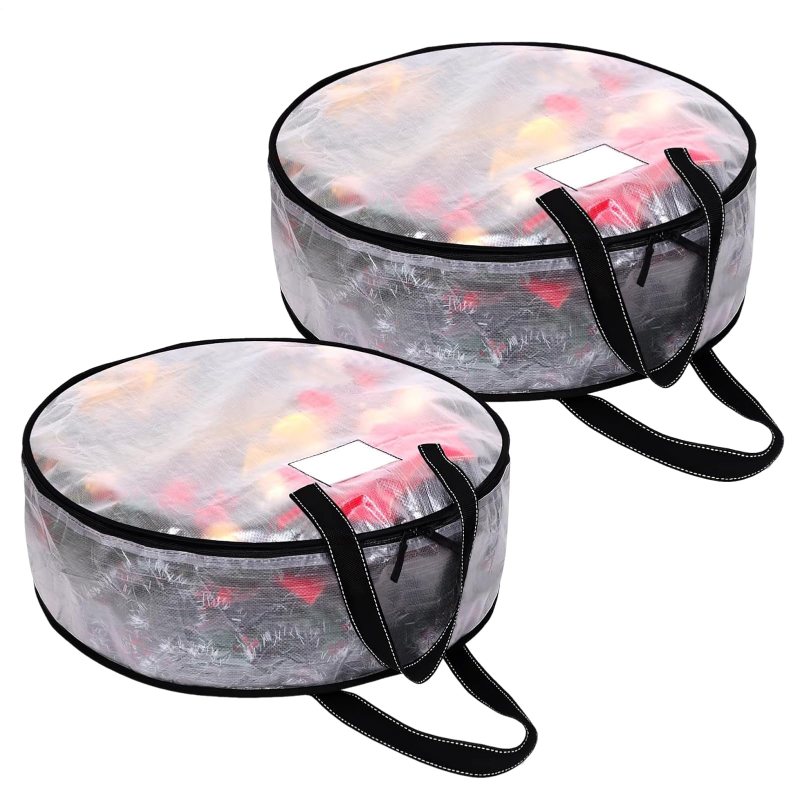 Rangement guirlande boîte transparente pour garage et grenier