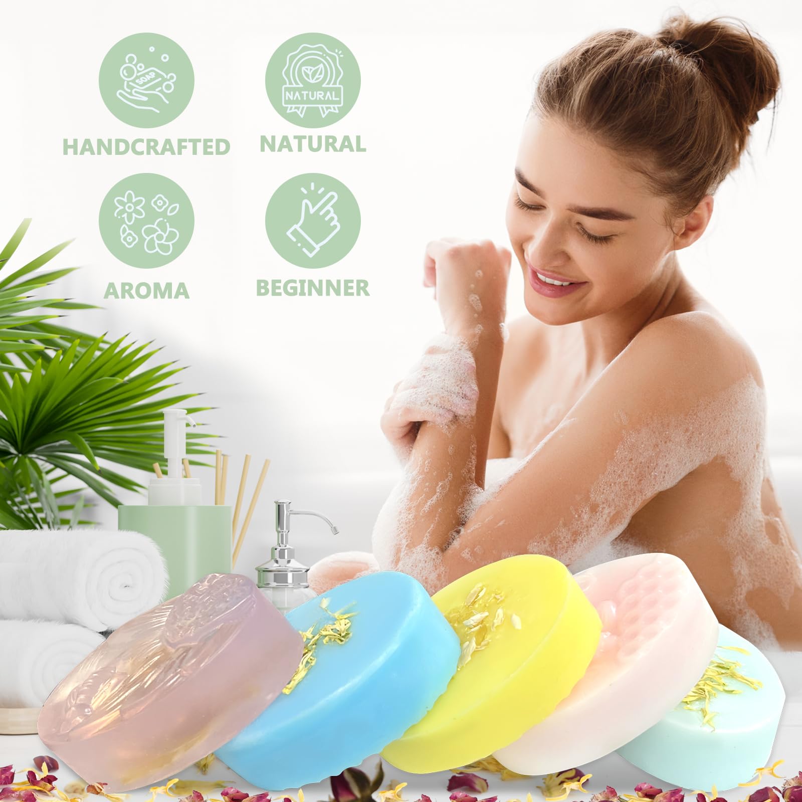JUYRLE Kit per fare il sapone fai da te