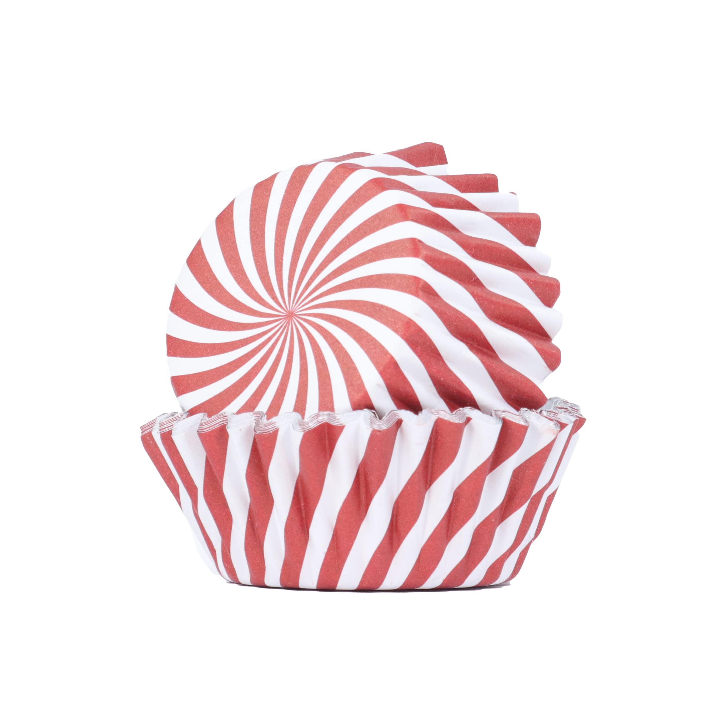 PME Foil Lined Cupcake Cases - Candy Cane, Pack of 30, Multicolor, Small