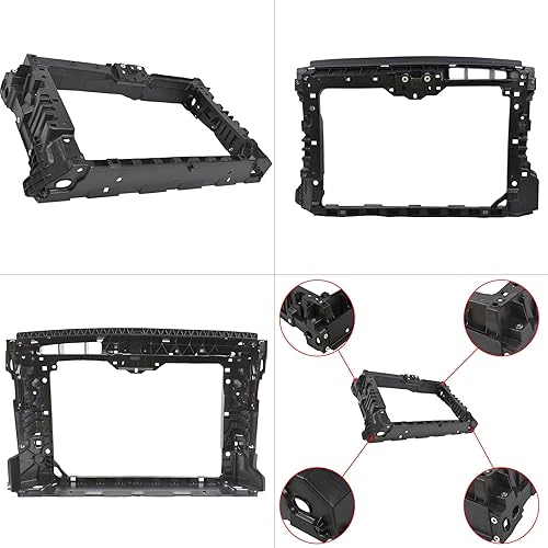 Miniatura 7 de Reemplazo de soporte de radiador para Passat 561805588C9B9 2016-2018 Negro